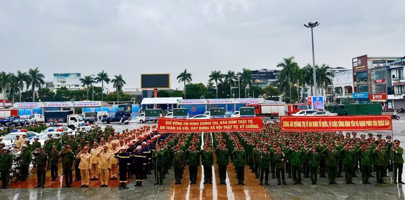 Công an tỉnh Quảng Trị tấn công trấn áp tội phạm.