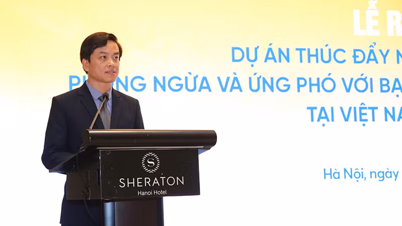 Vụ trưởng Vụ Bình đẳng giới (Bộ Lao động-Thương binh và Xã hội) Lê Khánh Lương. (Ảnh: UNFPA)