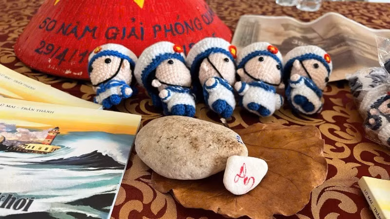 Búp bê chibi lấy cảm hứng từ hình ảnh chú bộ đội hải quân được nhiều em nhỏ yêu thích.