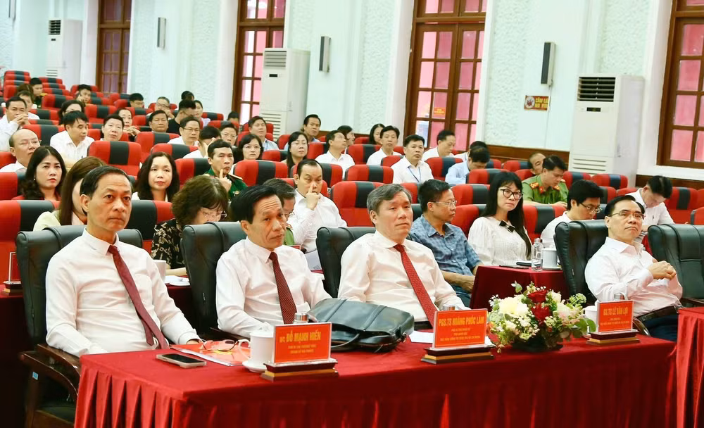 Các đại biểu tham dự hội thảo. (Ảnh: PHẠM CƯỜNG) Các đại biểu tham dự hội thảo. (Ảnh: PHẠM CƯỜNG)