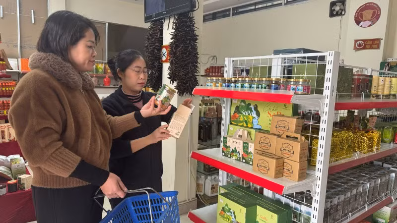 Hội chợ giao thương sản phẩm OCOP tại Lào Cai.