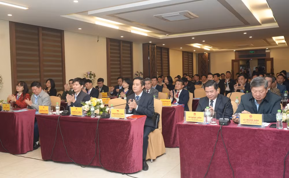 Toàn cảnh hội thảo diễn ra tại thị xã Sa Pa, ngày 23/3.