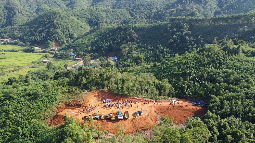 Làng Nủ, Bảo Yên, Lào Cai bắt đầu tái thiết. 