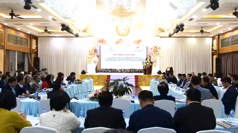 Hội thảo tại thành phố Lào Cai, sáng 21/12.