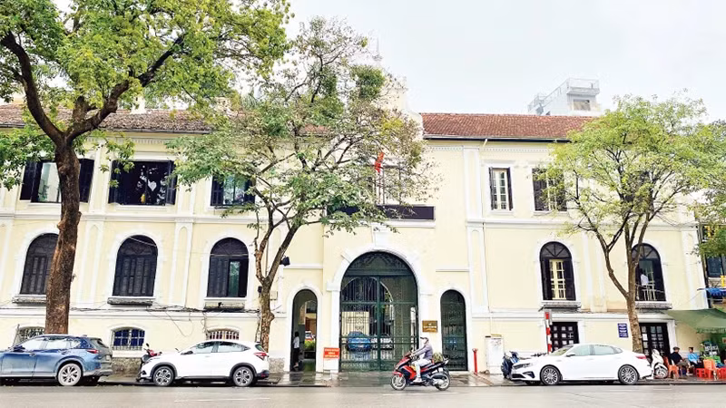 Trụ sở Sở Văn hóa và Thể thao thành phố Hà Nội.