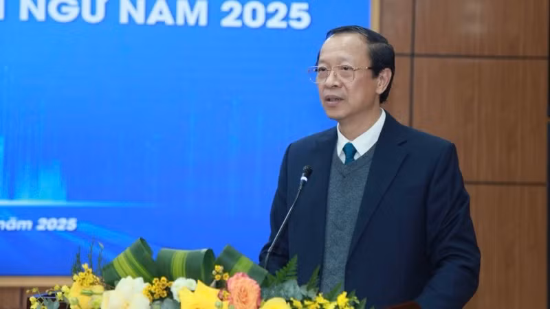 Thứ trưởng Giáo dục và Đào tạo Phạm Ngọc Thưởng phát biểu tại chương trình.