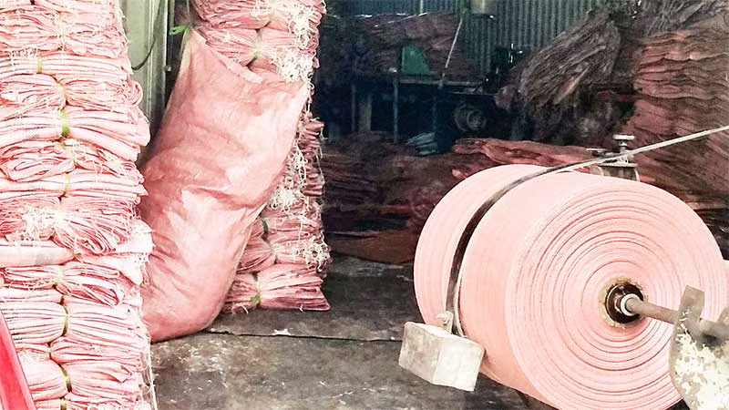 Cơ sở sản xuất bao bì nhựa không tên tại địa chỉ số 255-257 đường Trịnh Quang Nghị (Phường 7, Quận 8).