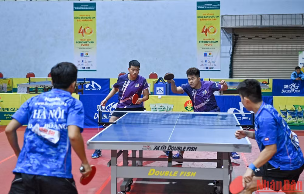 Trận chung kết đôi nam giữa Nguyễn Đức Tuân và Đoàn Bá Tuấn Anh gặp Lê Đình Đức và Đinh Anh Hoàng.