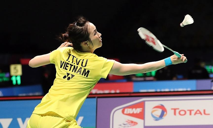 Tay vợt 30 tuổi người Bắc Giang Vũ Thị Trang. (Ảnh: BWF)