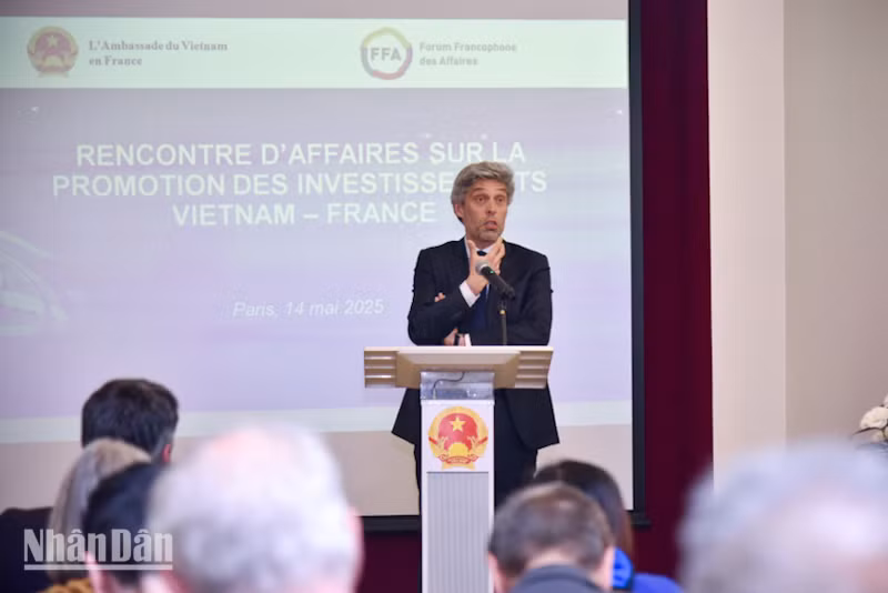 Ông Vincent Menuet chia sẻ về các hoạt động kinh doanh thành công tại Việt Nam.