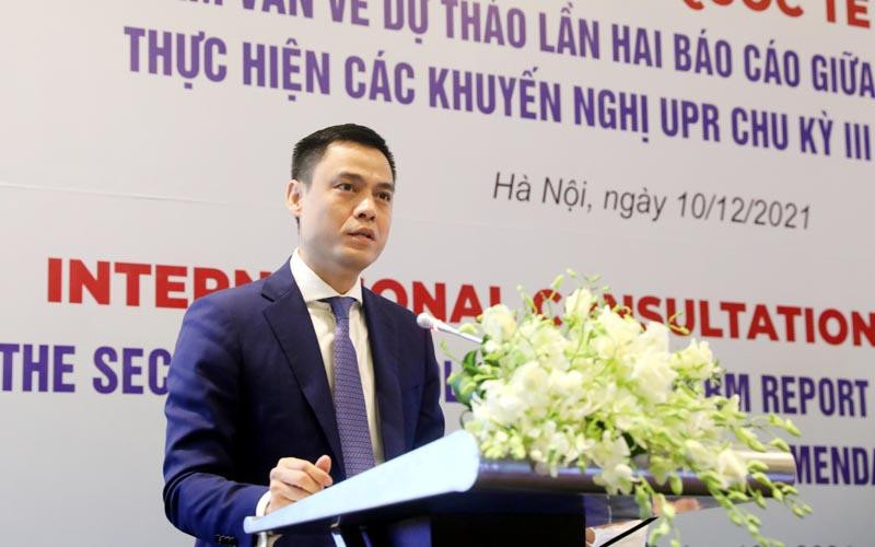 Thứ trưởng Ngoại giao Đặng Hoàng Giang. Cam kết mạnh mẽ của Việt Nam trong bảo vệ và thúc đẩy quyền con người -0