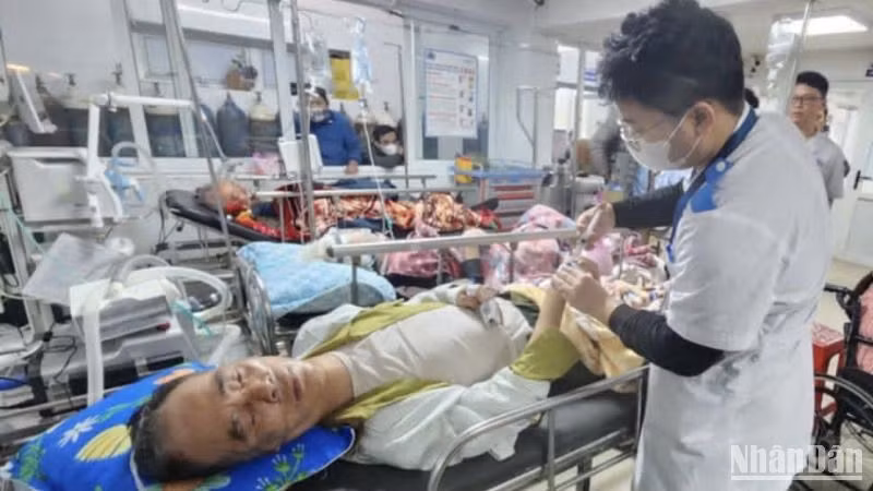 Bệnh nhân T.Q.T (62 tuổi) đã qua cơn nguy kịch.