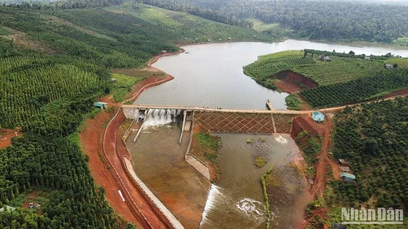 Hiện còn nhiều công trình thủy lợi tại Đắk Nông bị đe dọa do mưa lũ.