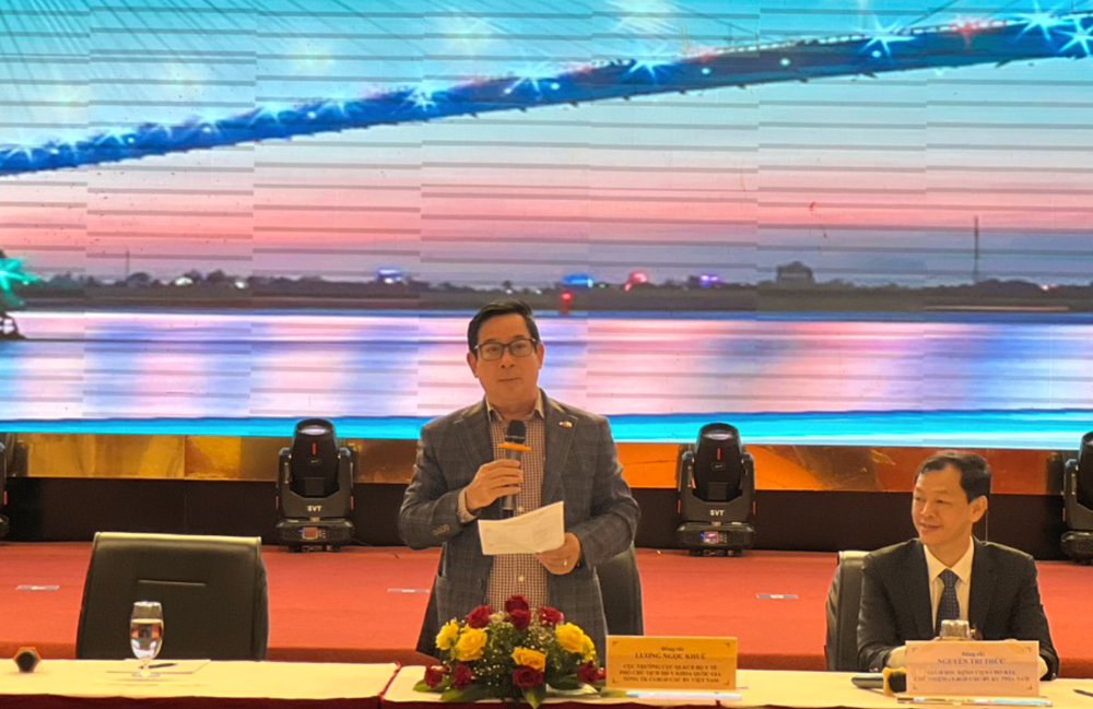 PGS, TS Lương Ngọc Khuê phát biểu tại hội nghị.