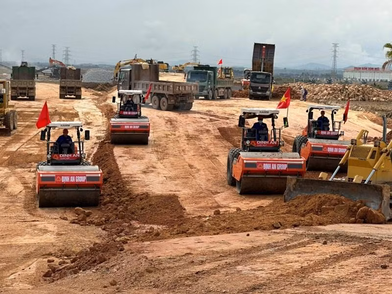 Các nhà thầu thi công dự án Nghi Sơn-Quốc lộ 45.