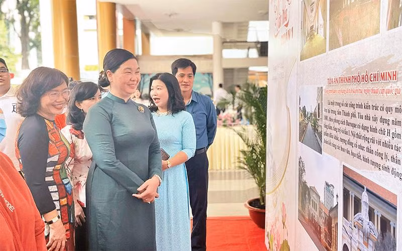 Triển lãm "Không gian di sản văn hóa Quận 1" năm 2022. 