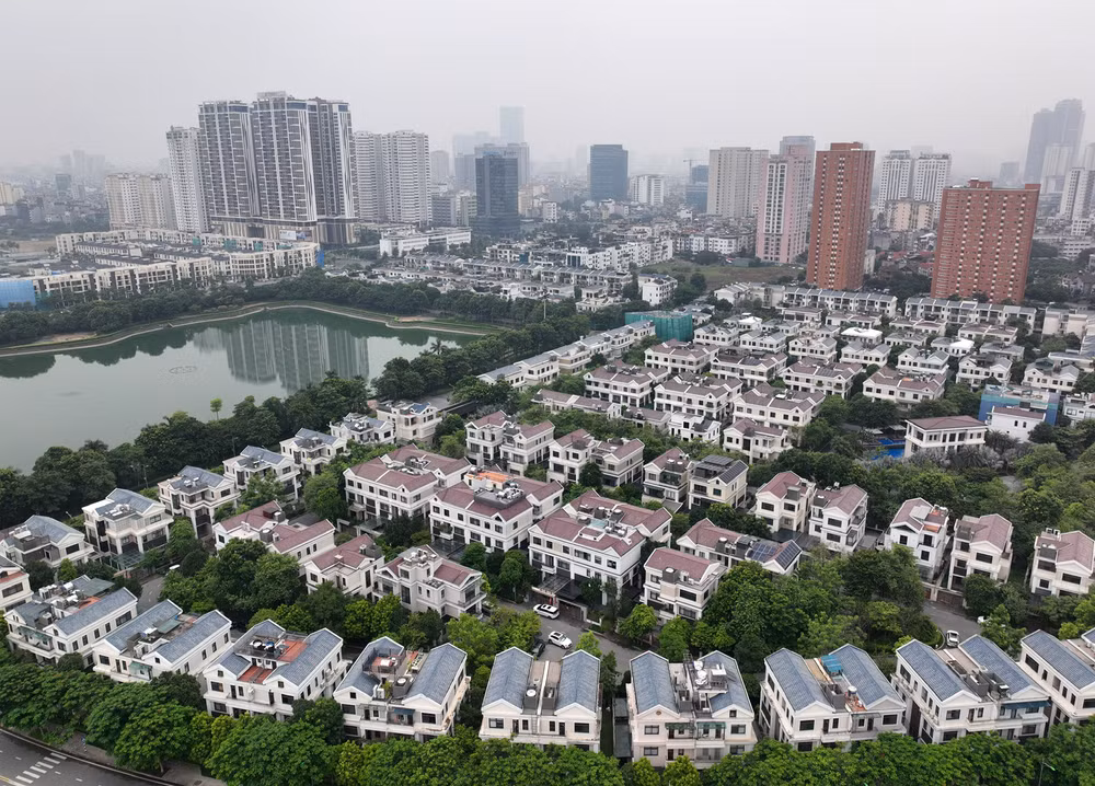 Khu đô thị mới tại khu vực phía Tây Hồ Tây. Ảnh: Duy Linh