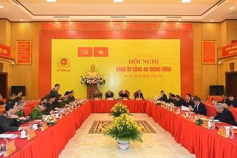 Hội nghị Ðảng ủy Công an Trung ương ngày 7/12/2022
