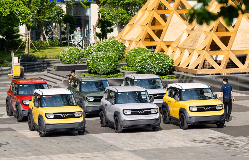 VF 3 sở hữu bảng màu đa dạng.