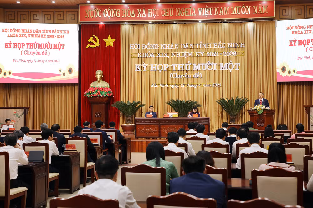 Quang cảnh kỳ họp.