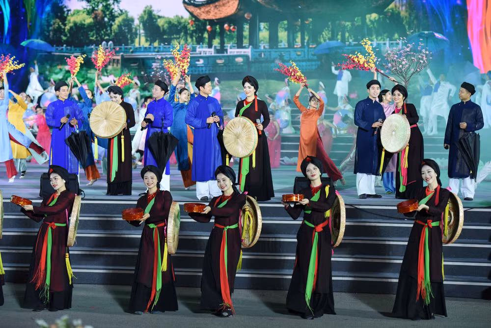 Một tiết mục nghệ thuật tại chương trình.