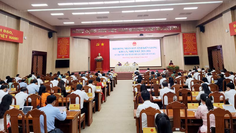 Quang cảnh kỳ họp.