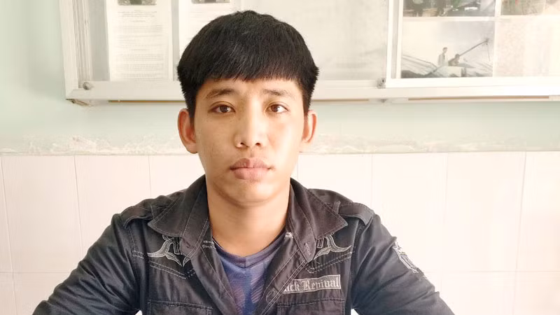 Đối tượng Huỳnh Chí Khanh. (Ảnh: Cổng TTĐT Công an Kiên Giang)