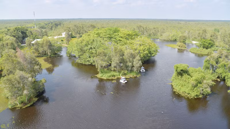 Một góc Vườn quốc gia U Minh Thượng.