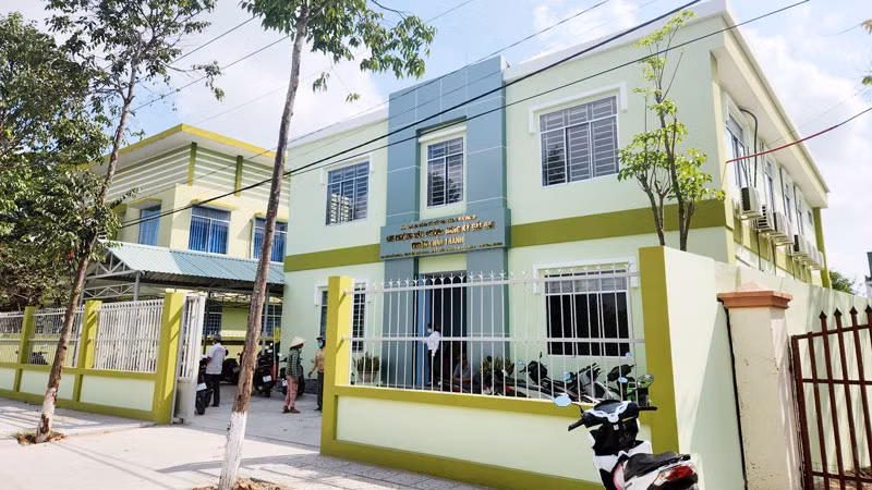 Trụ sở Chi nhánh Văn phòng Đăng ký đất đai huyện Châu Thành.