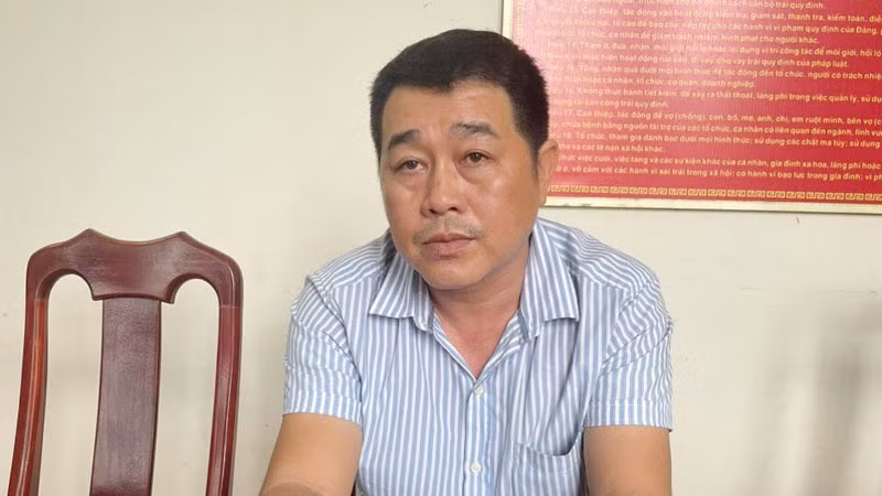 Bị can Phù Chí Hòa.