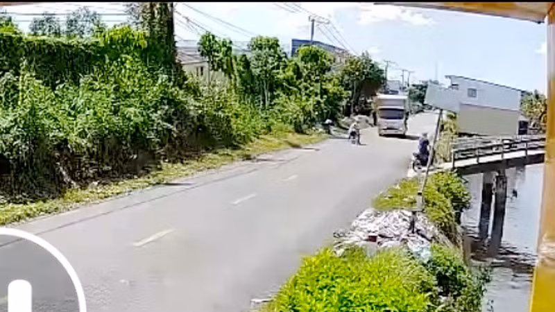 Camera an ninh ghi lại sự việc.