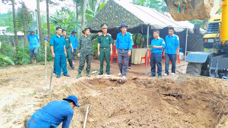 Các vị trí được tổ chức tìm kiếm hài cốt liệt sĩ.