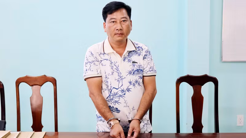 Bị can Nguyễn Quan Nhựt.