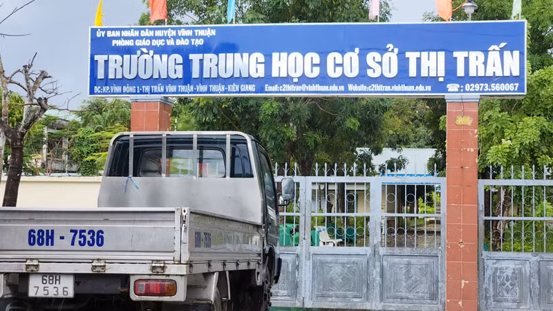 Điểm trường cũ.