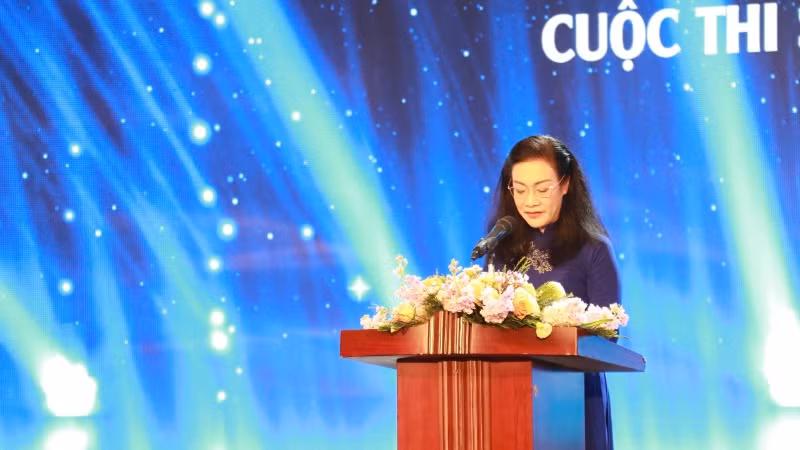 Chủ tịch Công đoàn Y tế Việt Nam Phạm Thanh Bình phát biểu khai mạc.