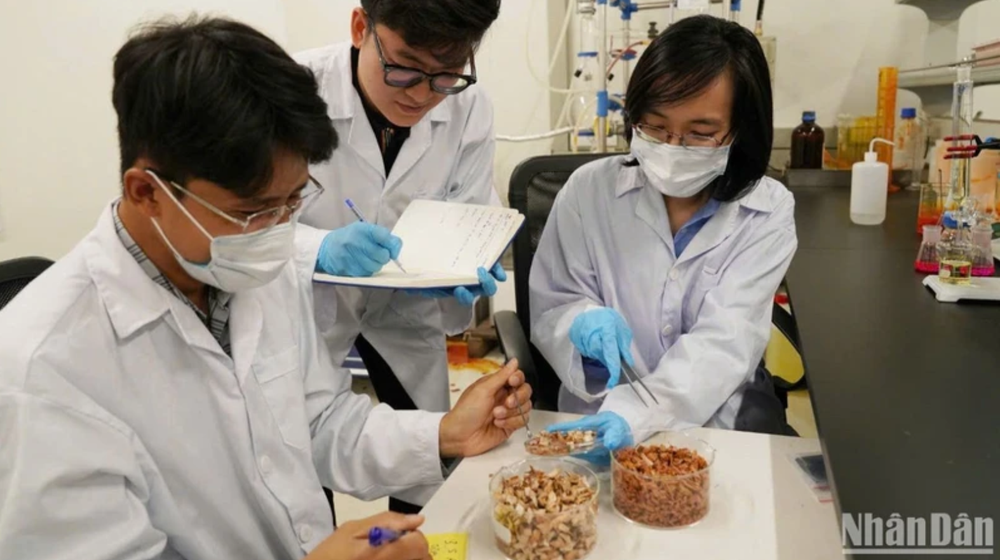 Hoạt động nghiên cứu tại Phòng Công nghệ năng lượng và Môi trường, Viện Khoa học và Công nghệ Việt Nam-Hàn Quốc.