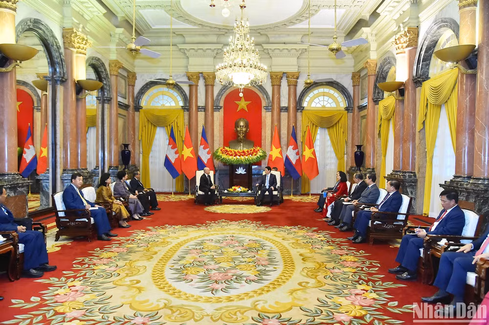 Toàn cảnh cuộc hội kiến.