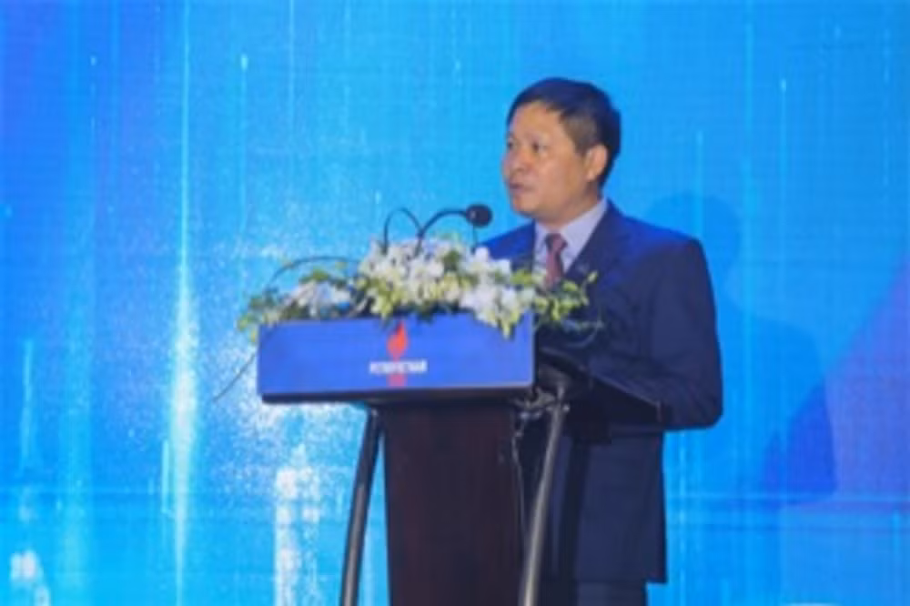 Tổng Giám đốc BSR Bùi Ngọc Dương phát biểu tại buổi lễ.