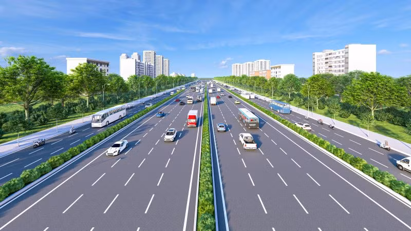 Dự án Vành đai 4 Thành phố Hồ Chí Minh dài khoảng 200km, đi qua tỉnh Bà Rịa-Vũng Tàu, Đồng Nai, Bình Dương, Long An và Thành phố Hồ Chí Minh. (Ảnh: QUÝ HIỀN)