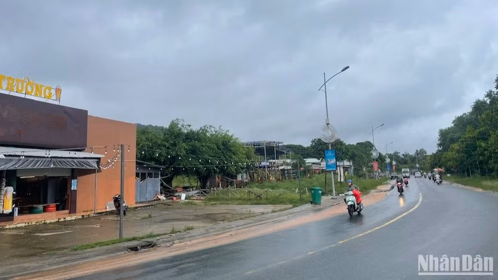 Vị trí vào khu đất ông Trần Văn Trường mua.