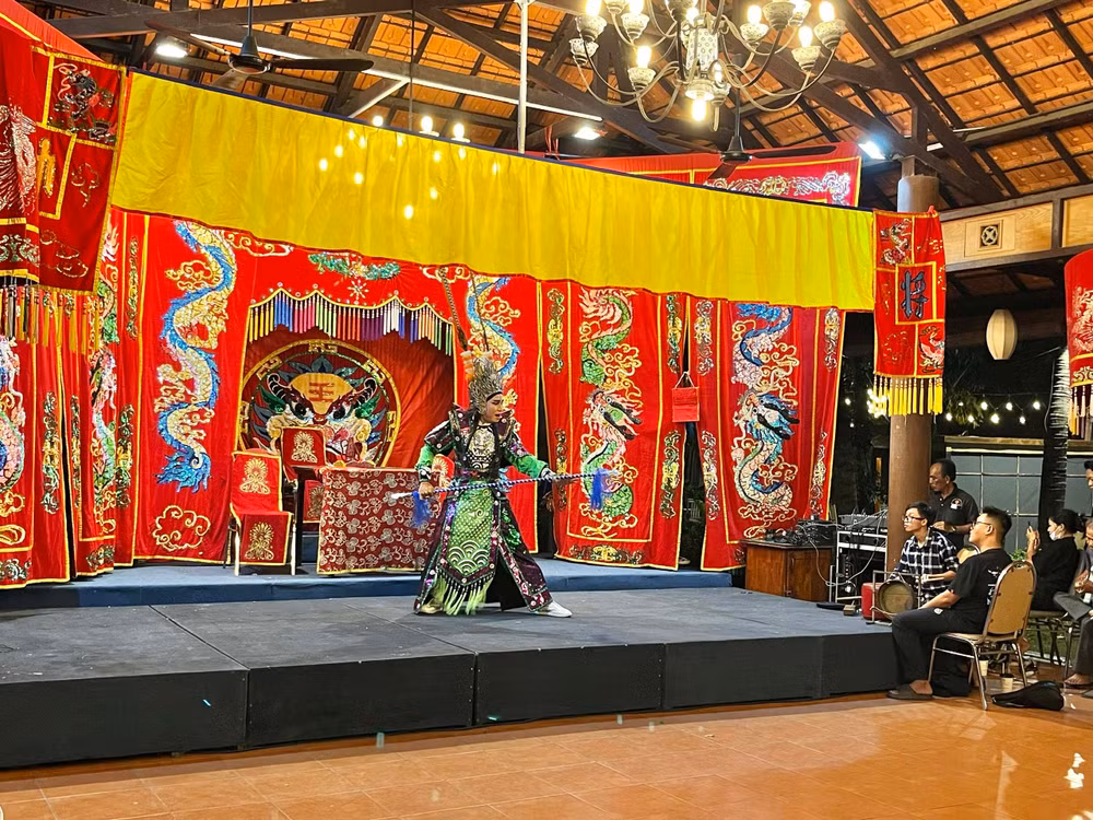 Một gian hàng ẩm thực tại Lễ hội Văn hóa ẩm thực, Món ngon Saigontourist Group 2022.