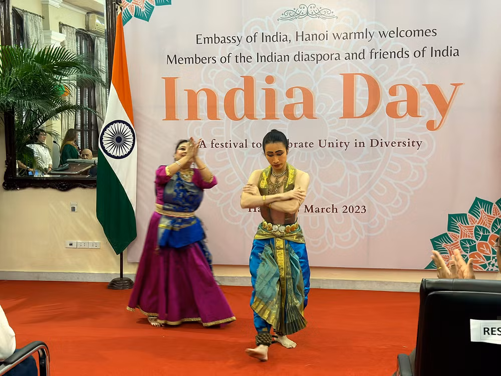 Một tiết mục múa truyền thống Ấn Độ.