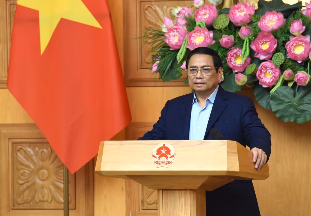 Thủ tướng Phạm Minh Chính phát biểu chỉ đạo Hội nghị.