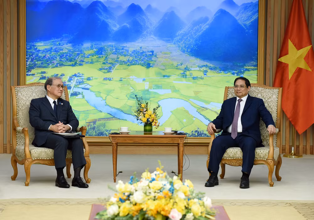 Thủ tướng Phạm Minh Chính và Tổng Thư ký Ban An ninh quốc gia Nhật Bản vui mừng nhận thấy quan hệ Việt Nam-Nhật Bản được hai nước dày công vun đắp đã không ngừng phát triển mạnh mẽ.