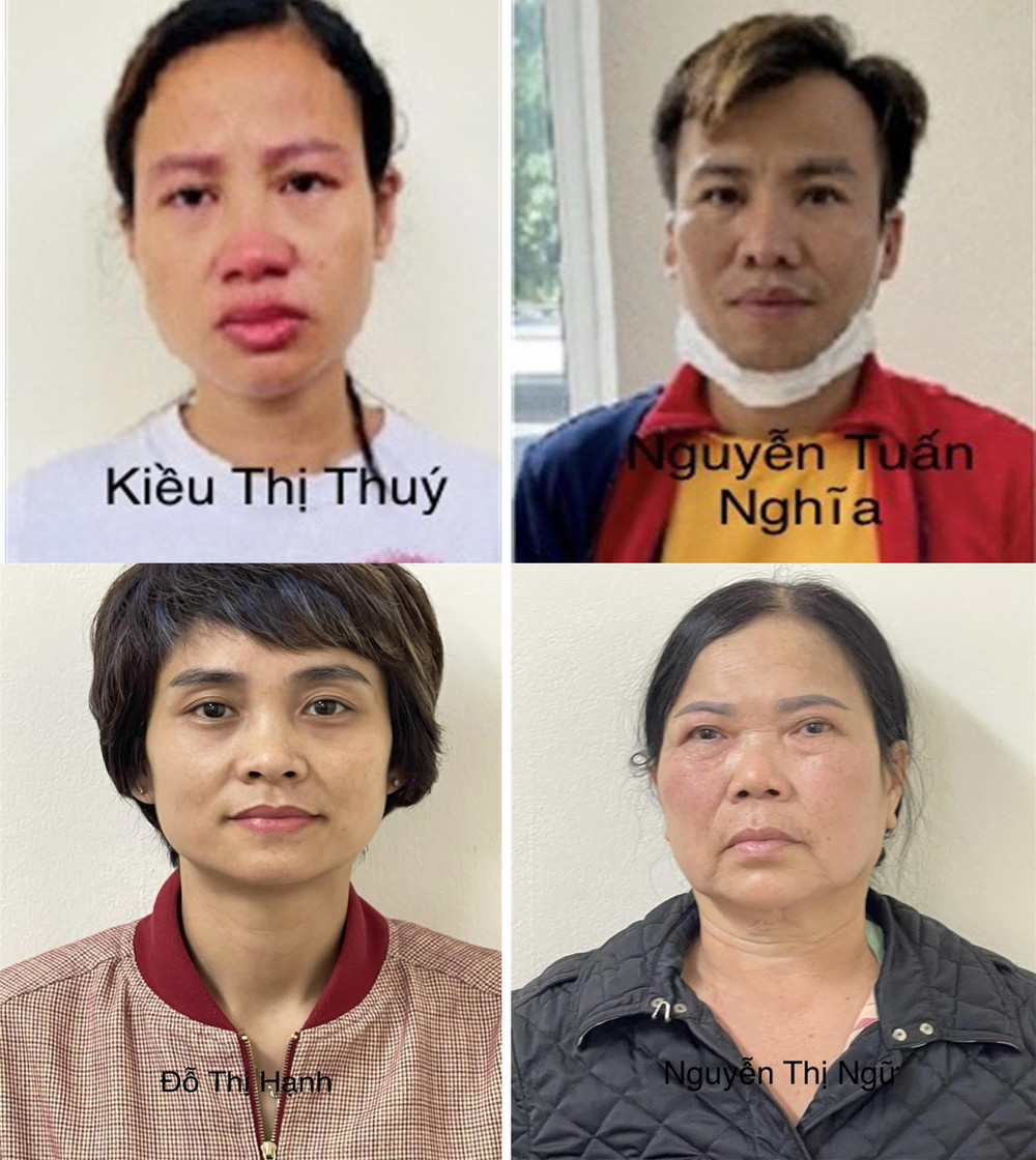 Các bị can.