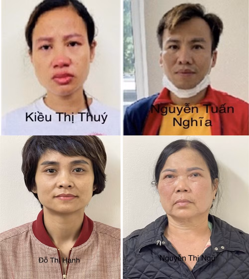 Các bị can.