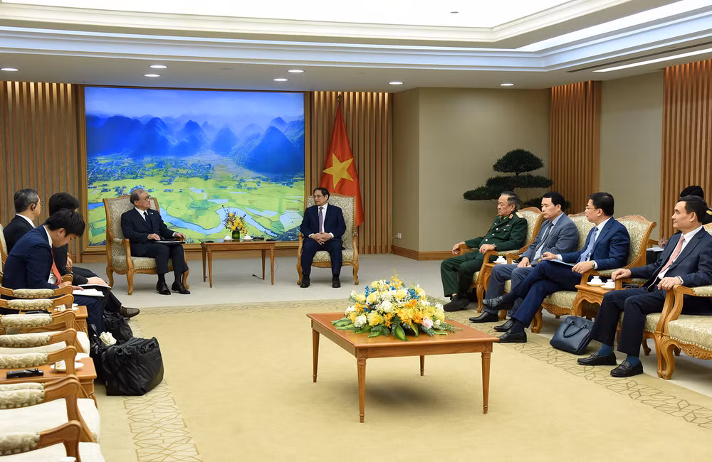 Quang cảnh buổi tiếp.