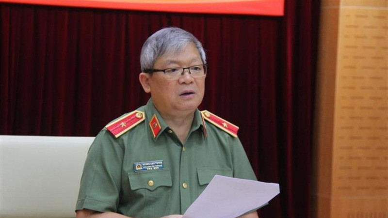 Thiếu tướng Hoàng Anh Tuyên, Phó Chánh Văn phòng Bộ Công an, Người phát ngôn Bộ Công an. (Ảnh: Bộ Công an)