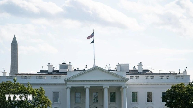 Nhà trắng tại Washington, D.C., Mỹ. (Ảnh: THX/TTXVN)