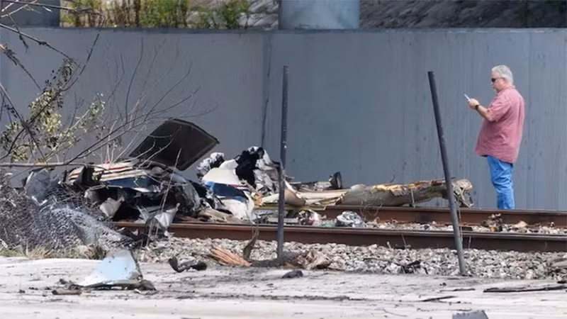 Hiện trường vụ việc. (Ảnh: TTXVN)